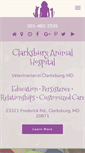 Mobile Screenshot of clarksburganimalhospital.com